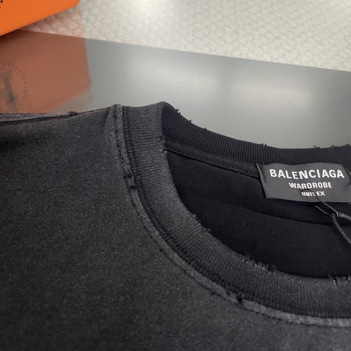 Balenciaga Paris Eiffel Tower Short Sleeve T-Shirt