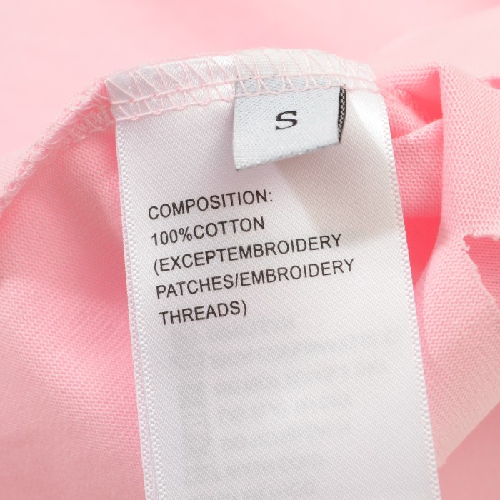 Women's Balenciaga Nail Polish Cropped T-shirt in Baby Pink