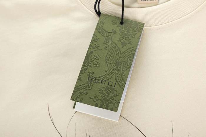 Gucci Schnauzer Print Short-sleeved T-shirt