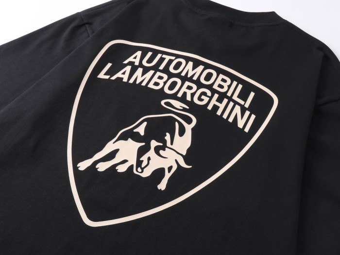 Balenciaga x Lamborghini Printed Short-sleeved T-shirt