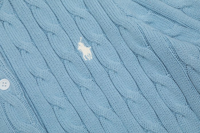Ralph Lauren Cable-Knit Cotton Short-Sleeve Cardigan