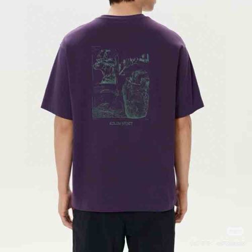 KOLON Outdoor Hiking Short Sleeve Embroidered T-Shirt
