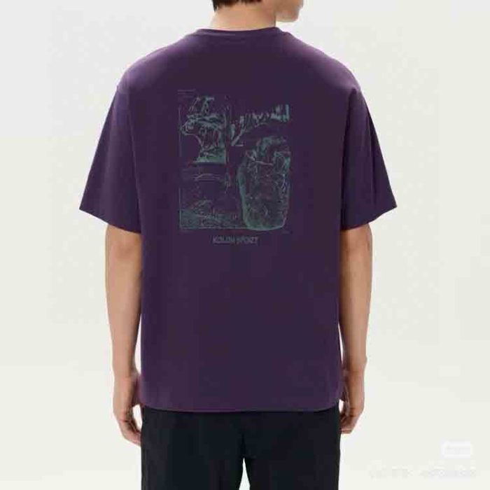 KOLON Outdoor Hiking Short Sleeve Embroidered T-Shirt