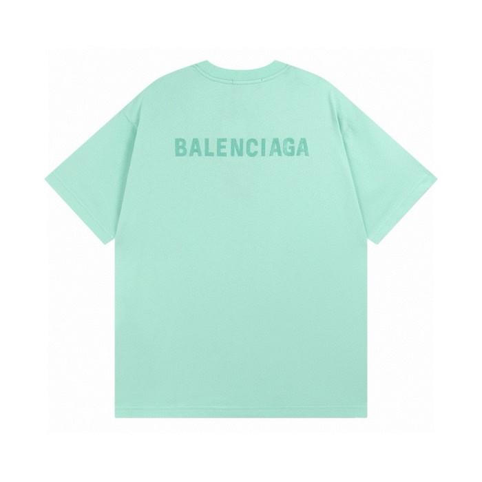 BALENCIAGA Distressed Logo-Embroidered Cotton-Jersey T-shirt