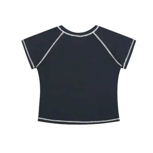 Alo Yoga T-shirt With White Top Stitching Details