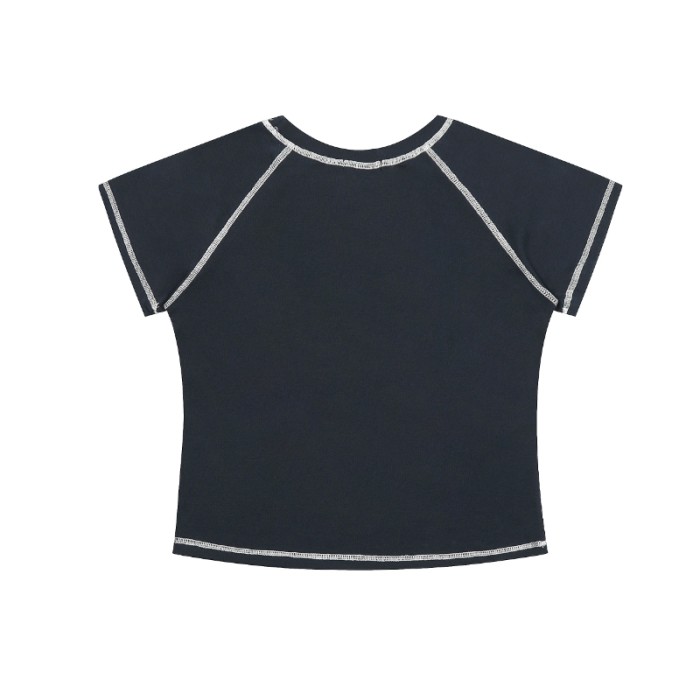 Alo Yoga T-shirt With White Top Stitching Details
