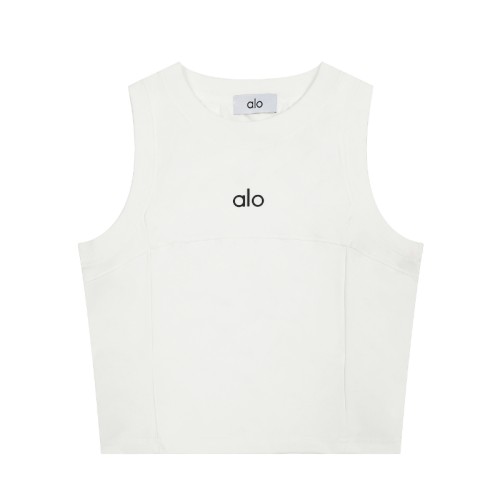Alo Yoga Aspire Cropped Cotton-Blend Tank Top