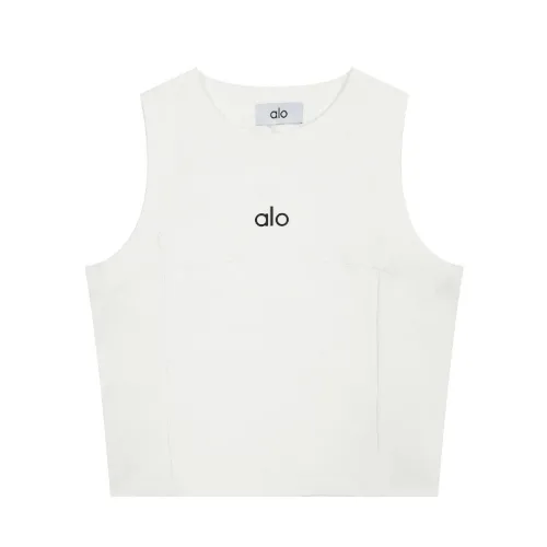 Alo Yoga Aspire Cropped Cotton-Blend Tank Top