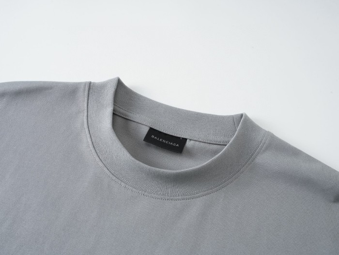 BALENCIAGA Distressed Logo-Embroidered Cotton-Jersey T-shirt