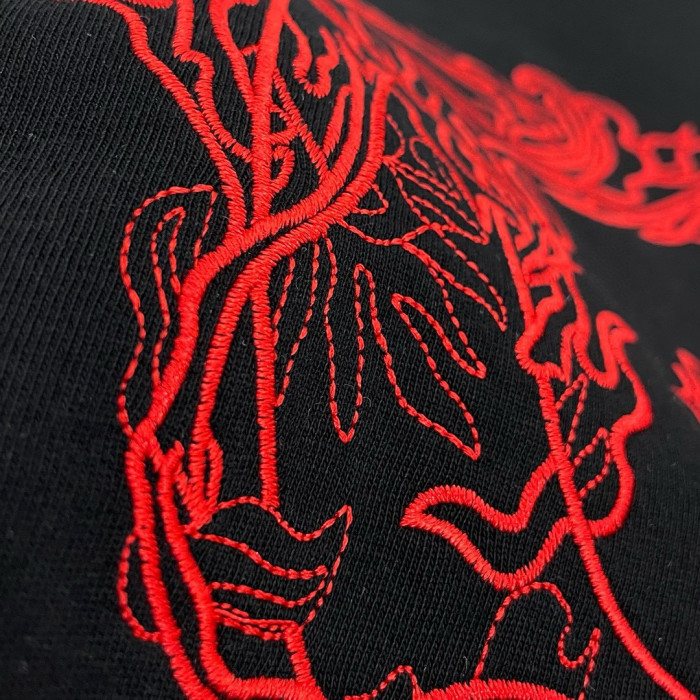 GIVENCHY LOGO Embroidered Short-sleeved T-shirt