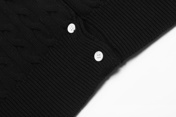 Ralph Lauren Cable-Knit Cotton Short-Sleeve Cardigan