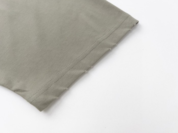 BALENCIAGA Distressed Logo-Embroidered Cotton-Jersey T-shirt