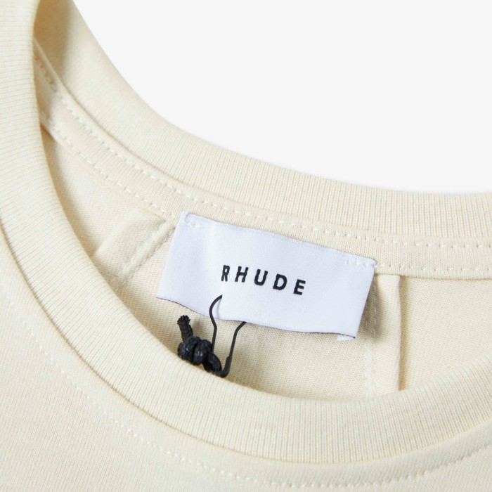 RHUDE COLLEGIATE CREST TEE