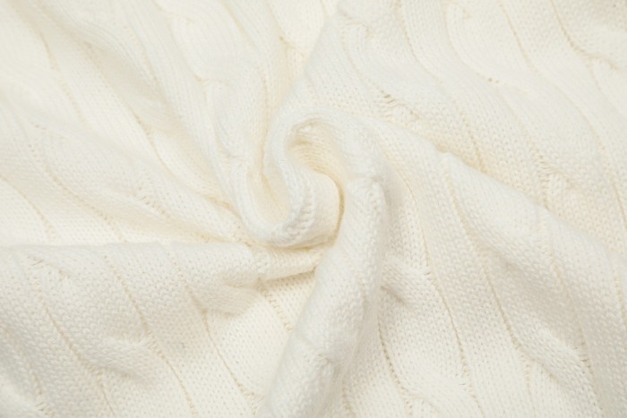 Ralph Lauren Cable-Knit Cotton Short-Sleeve Cardigan