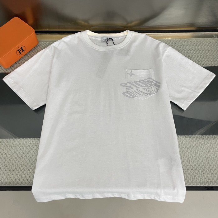 Stone Island Classic Logo Printed Short Sleeve T-Shirt