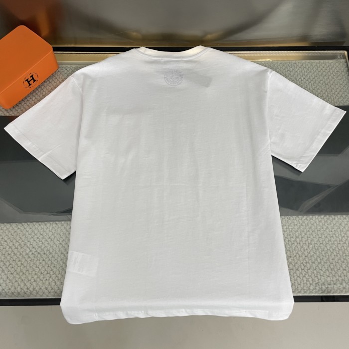 Stone Island Classic Logo Printed Short Sleeve T-Shirt