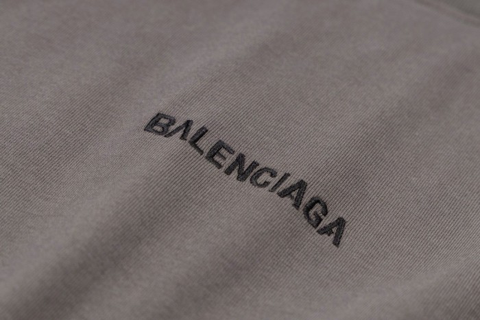 BALENCIAGA Distressed Logo-Embroidered Cotton-Jersey T-shirt