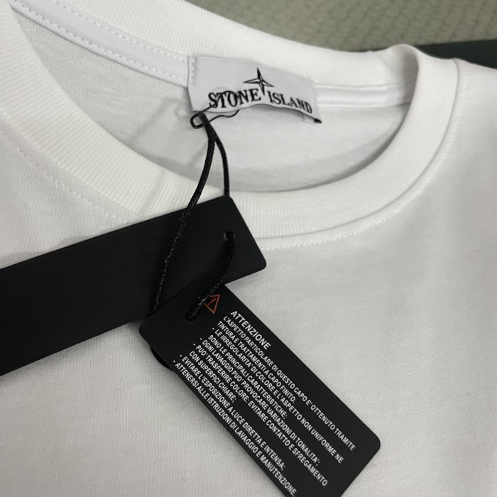 Stone Island Classic Logo Printed Short Sleeve T-Shirt