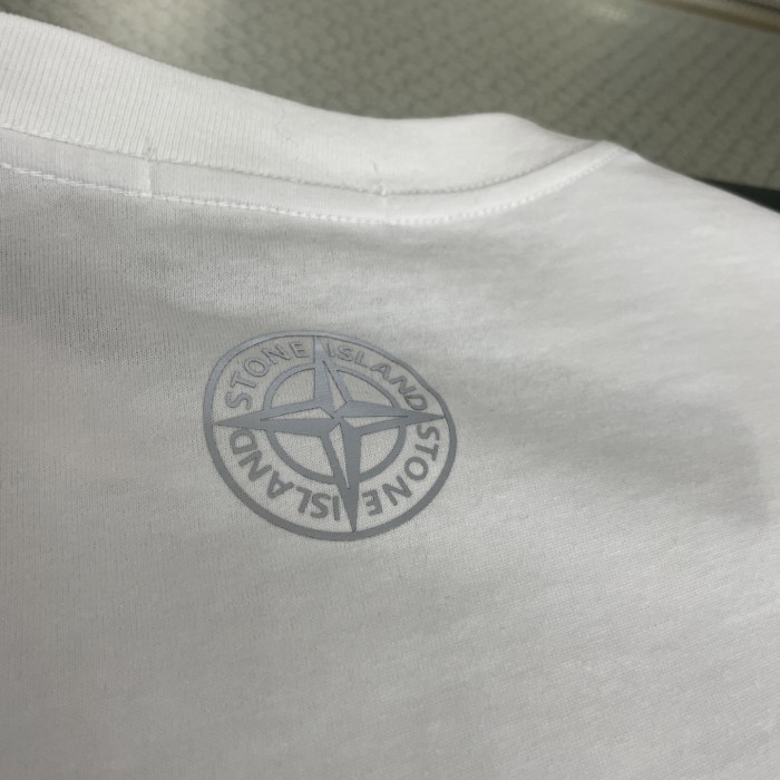 Stone Island Classic Logo Printed Short Sleeve T-Shirt