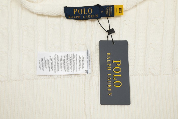 Ralph Lauren Cable-Knit Cotton Short-Sleeve Cardigan