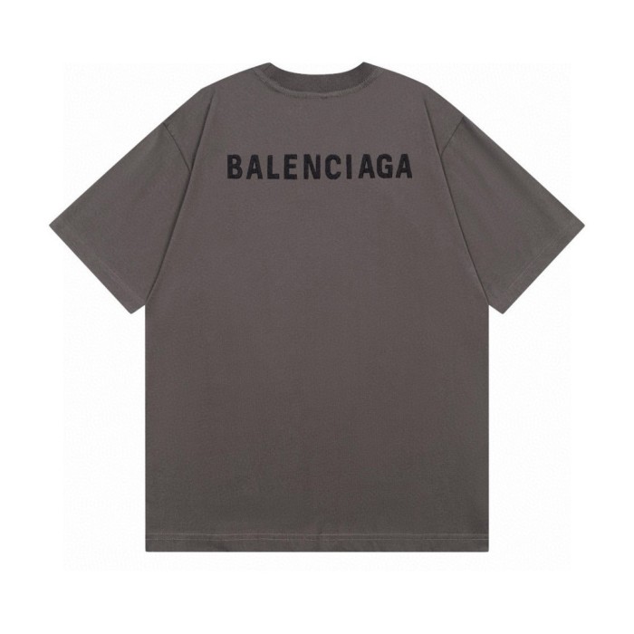 BALENCIAGA Distressed Logo-Embroidered Cotton-Jersey T-shirt