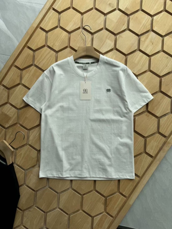 KOLON Outdoor Hiking Short Sleeve Embroidered T-Shirt
