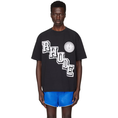 RHUDE COLLEGIATE CREST TEE