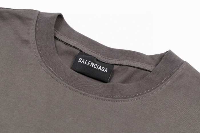 BALENCIAGA Distressed Logo-Embroidered Cotton-Jersey T-shirt