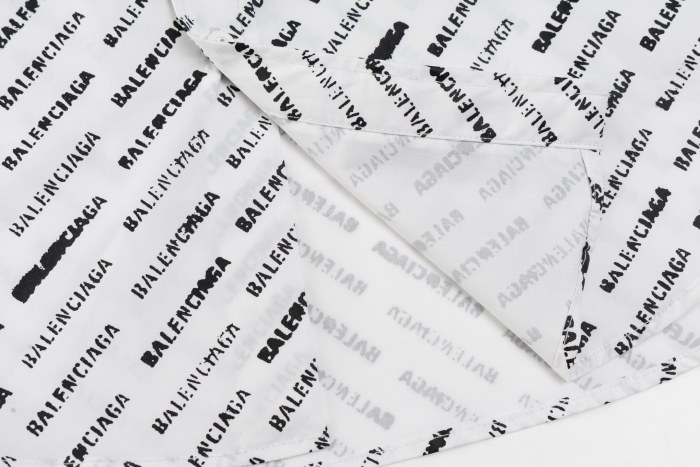 Balenciaga Logo-Print Shirt