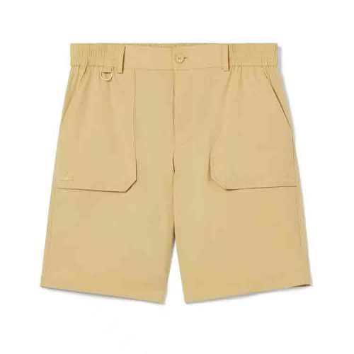 LACOSTE Men's Relaxed Fit Washed Effect Shorts