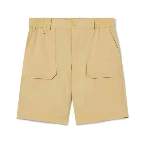 LACOSTE Men's Relaxed Fit Washed Effect Shorts