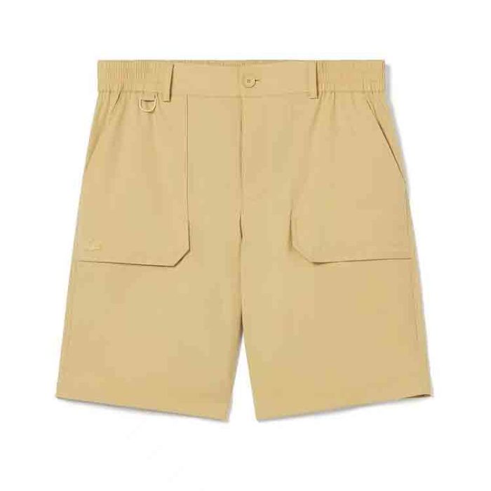 LACOSTE Men's Relaxed Fit Washed Effect Shorts