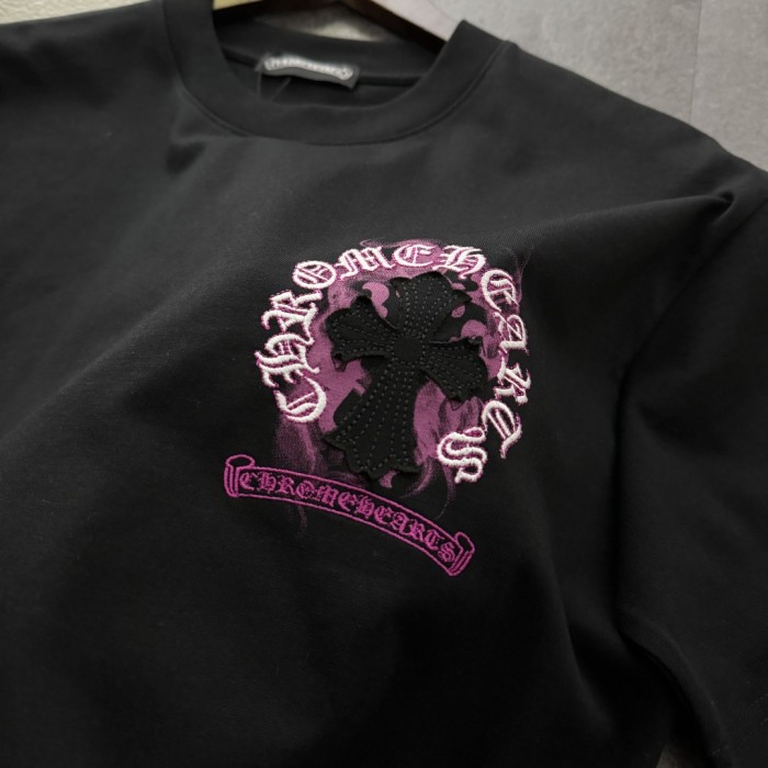 Chrome Hearts Horseshoe Patch Short Sleeve T-Shirt