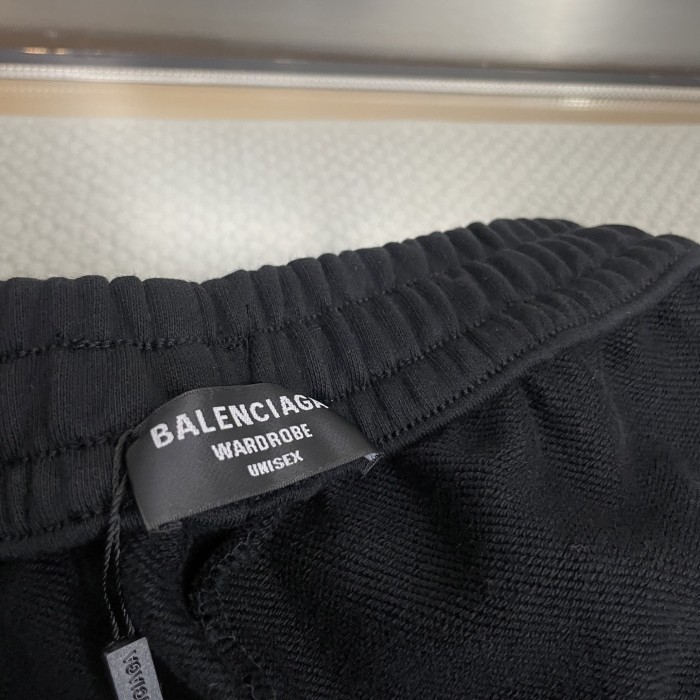 Balenciaga BB Embroidered Logo Shorts