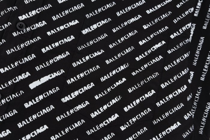 Balenciaga Logo-Print Shirt