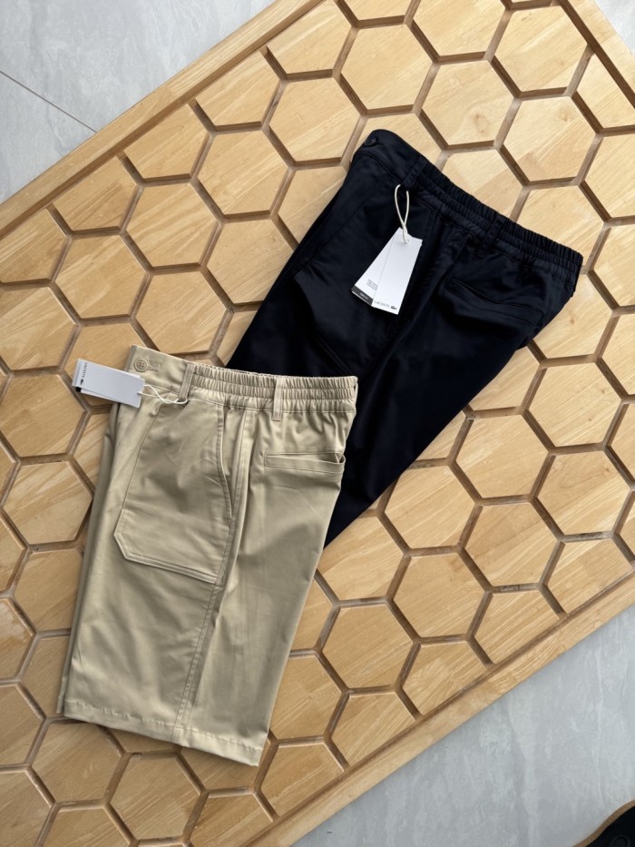 LACOSTE Men's Relaxed Fit Washed Effect Shorts