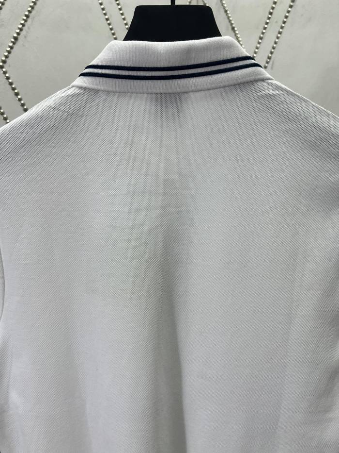 Burberry White Polo Shirt in Cotton Piqué For Men Online