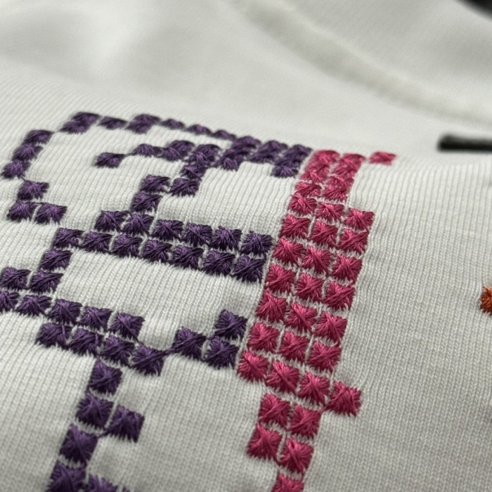 Chrome Hearts Embroidered Short Sleeve T-Shirt