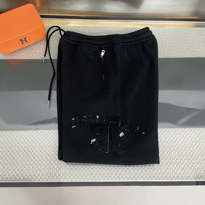 Balenciaga BB Embroidered Logo Shorts