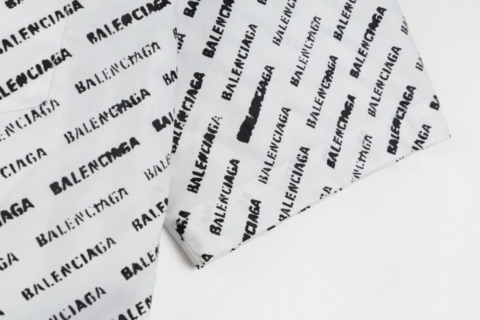 Balenciaga Logo-Print Shirt