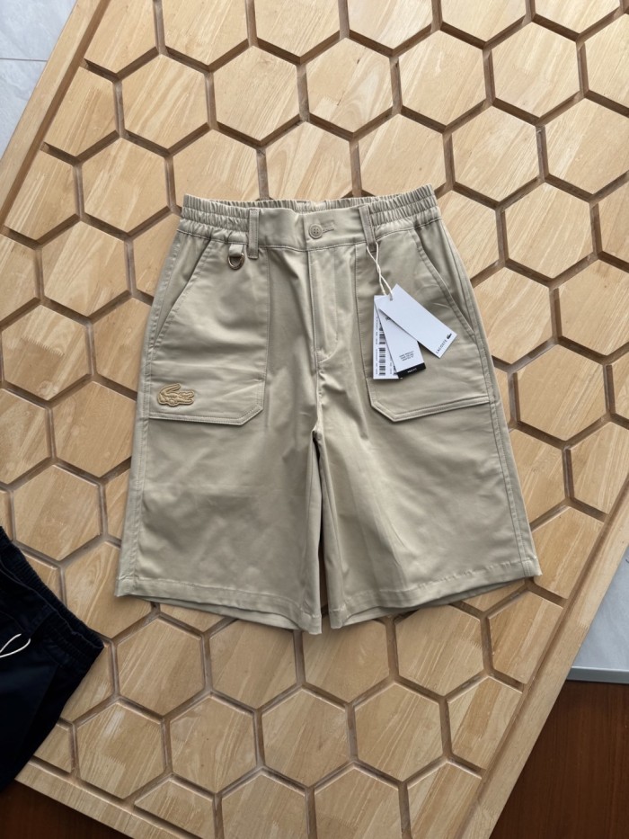 LACOSTE Men's Relaxed Fit Washed Effect Shorts