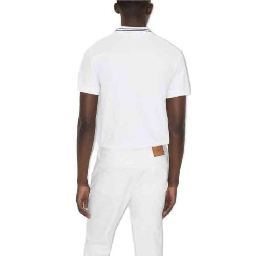 Burberry White Polo Shirt in Cotton Piqué For Men Online