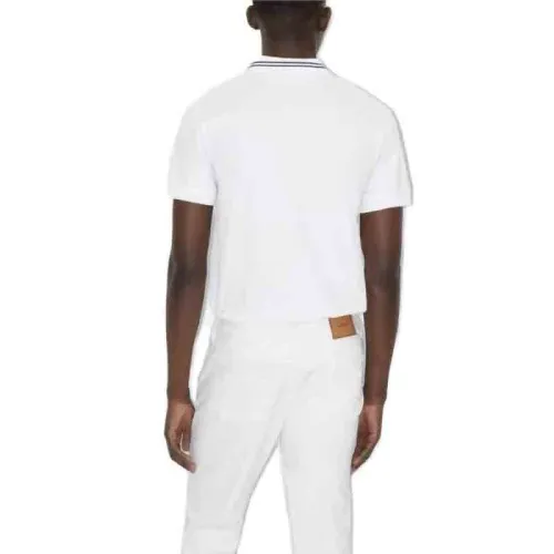 Burberry White Polo Shirt in Cotton Piqué For Men Online