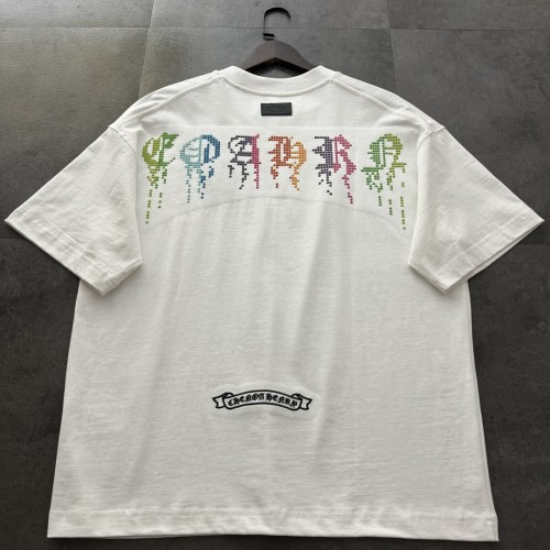 Chrome Hearts Embroidered Short Sleeve T-Shirt