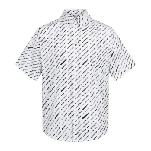 Balenciaga Logo-Print Shirt