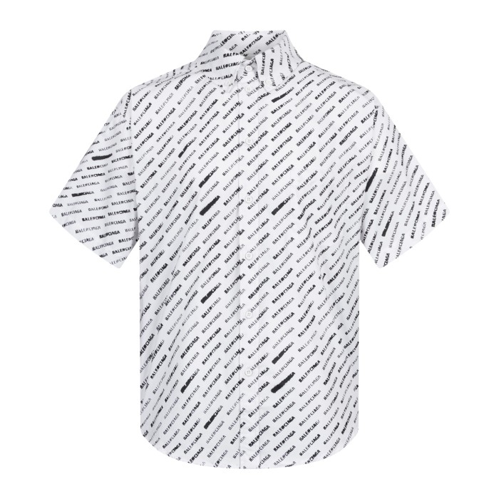 Balenciaga Logo-Print Shirt