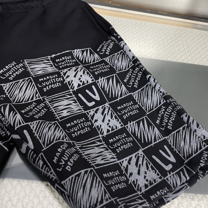 Louis Vuitton Checkerboard Print Shorts