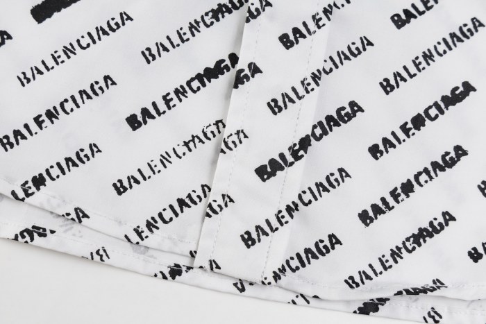 Balenciaga Logo-Print Shirt