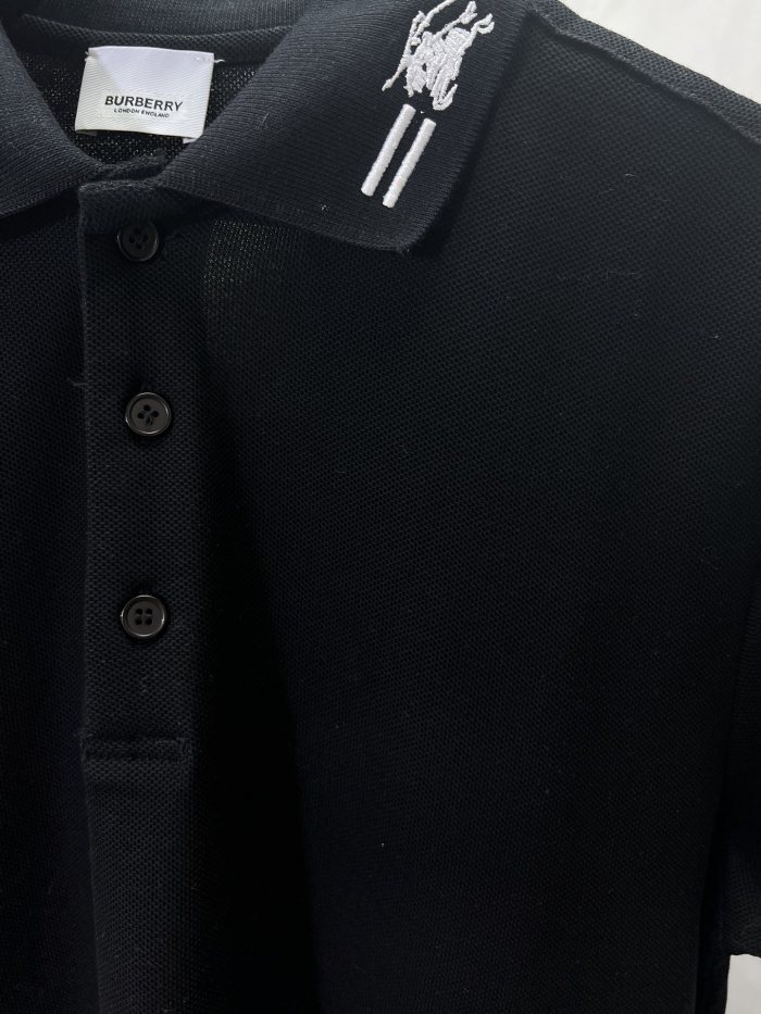 Burberry White Polo Shirt in Cotton Piqué For Men Online