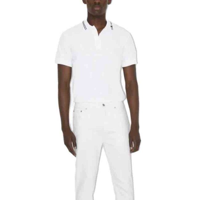 Burberry White Polo Shirt in Cotton Piqué For Men Online